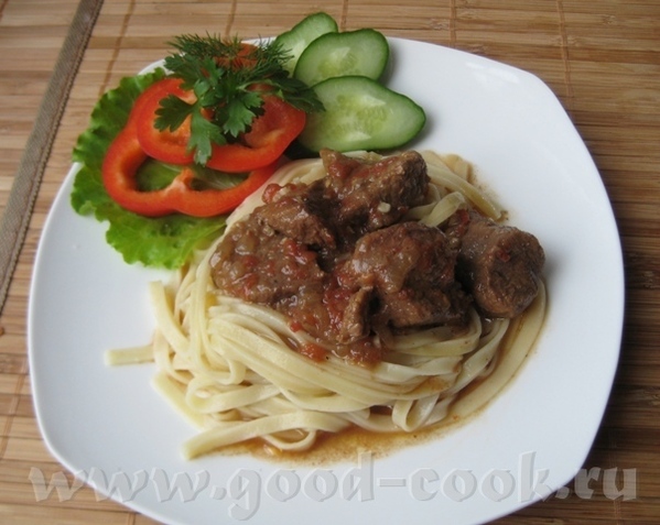 Алиса, приготовила мясо по-твоему рецепту