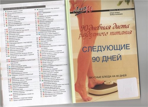 ВОТ СТРАНИЧКА ИЗ КНИГИ С МЕНЮ НА ВСЕ 90 ДНЕЙ - 2