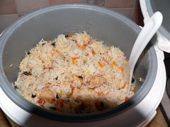 Результат божественный, поэтому вот рецепт: Плов Крымский 600 гр мякоти свинины 2 средние морковки...