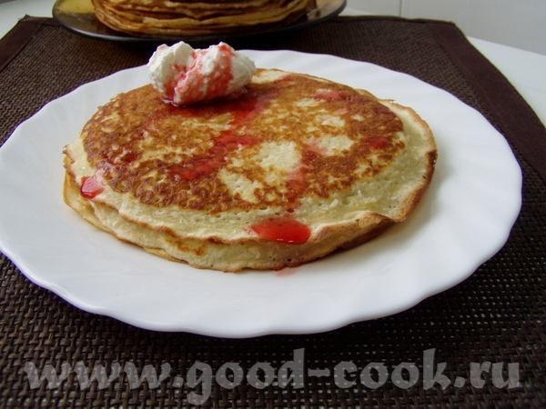 Блинчики на кефире с кокосово-мандариновым вкусом 400 г кефира 2 яйца сок 2 мандаринов цедра 1 манд...