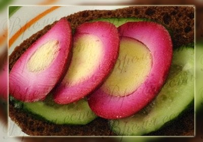 Кексики с вареной сгущенкой z ЯЙЦА В СВЕКОЛЬНОМ МАРИНАДЕ - 2