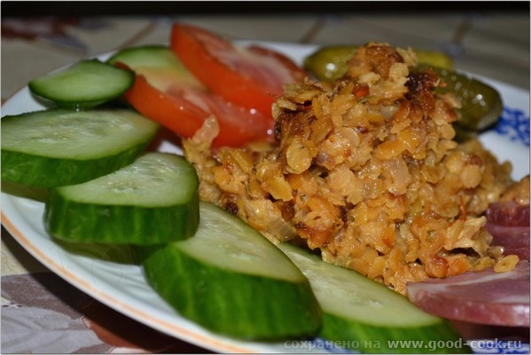 КРАСНАЯ ЧЕЧЕВИЦА С ГРИБАМИ