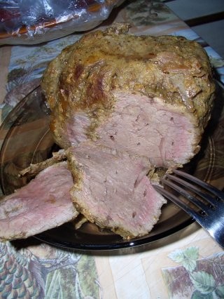 Сделала мясо по рецепту Леськи