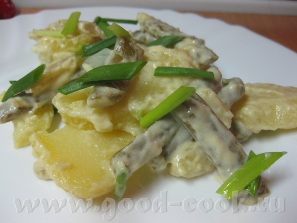 Алиса, я к тебе с большой спасибкой за твой вкусненький Картофельный салат с зеленой фасолью