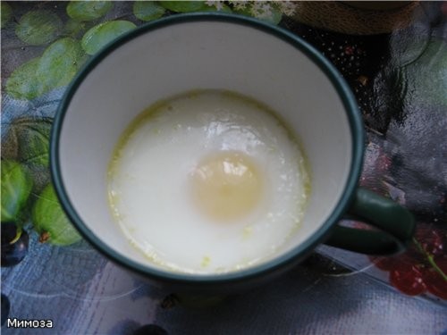 Несу СПАСИБО Анюте- за яйцо на водяной бане - просто и вкусно