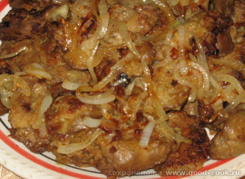 Вчера мы ужинали печенью от Алены с цветной капустой: Жареная куриная печень, маринованная в горчич...