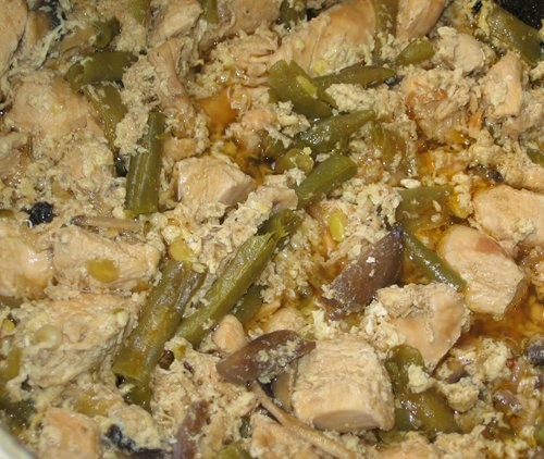 Куриные грудинки в вине с овощами Курица с баклажанами - 2