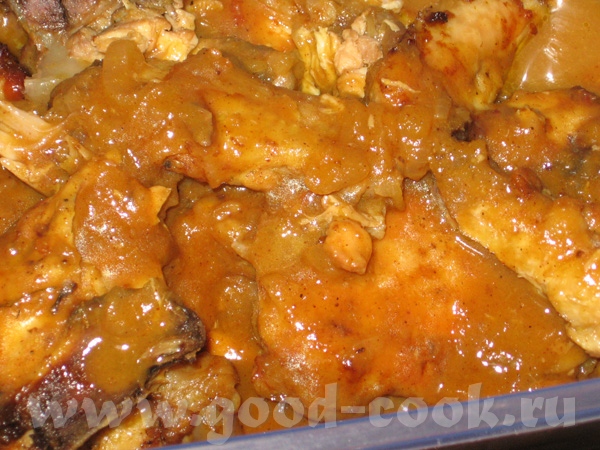 Курица тушенная в морковном соке с финиками (от с ее ЖЖ : "Голая Еда", словами автора) "Моя бабушка... - 4