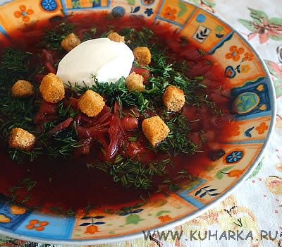 спасибки за рецепт борща с фасолью и грибами Очень вкусно