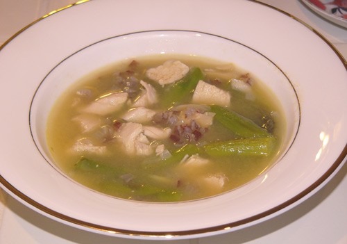 салат с копченой утиной грудкой и эндивием еще был паштет из гусиной печени (нет фотографий) - 2