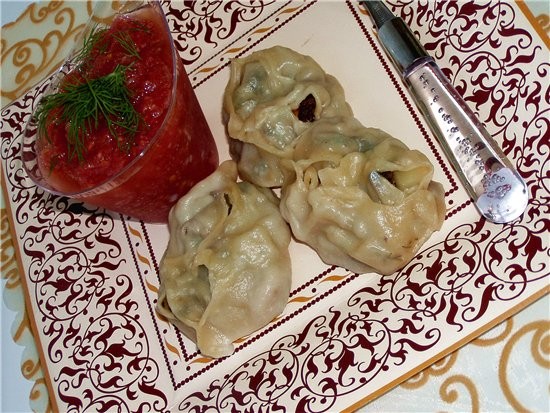 Манты с мясом,тыквой и картошкой 600 г мякоти говядины(без жил) 350 г тыквы 3 небольшие картошки 2...
