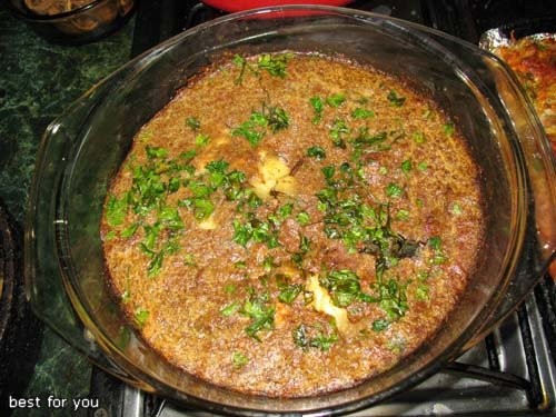 И для себя ещё я приготовила очень вкусное блюдо
