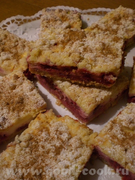 Brombeer-Streusel-Stьckchen Ежевичные пирожные со штройзелем - 2