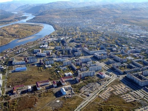 Саяногорск на карте Хакасии появился 30 лет назад, когда в верхнем течении Енисея началось строител... - 2