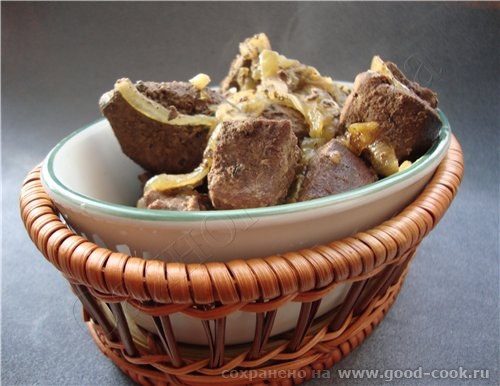 Печень прованская /Foie a la moissonniиre (в источнике переводчик жуть как перевел, дополнительно н...