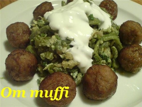 Сегодня поужинали простенько, но вкууууусненько