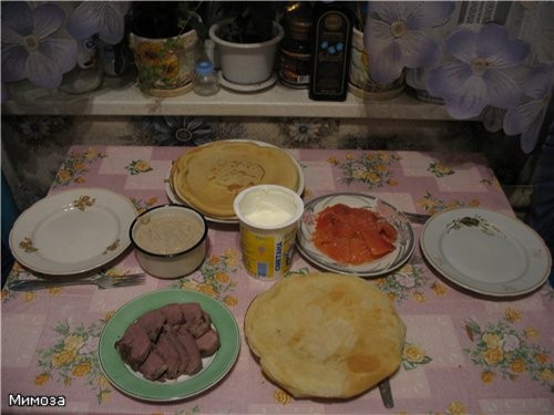 9 марта - Прощеное воскресение - провожали масленицу, скромненько, по-семейному