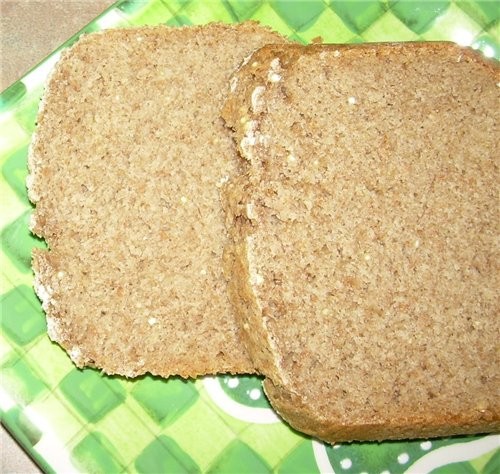 Хлебушек ржаной на закваске с семя (Whit Quinoa, Blanc Quinoa-biologique organic) Готовила в хлебоп... - 2