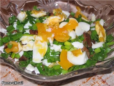 Салат с греночками