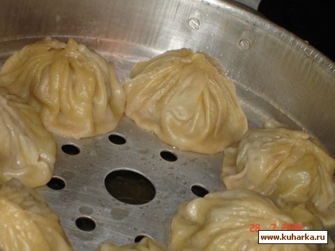 На дно мантышницы налить воды и дать закипеть - 2