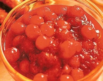 Соус из клюквы, меда и имбиря фото взято из журнала "Вкусно и полезно"