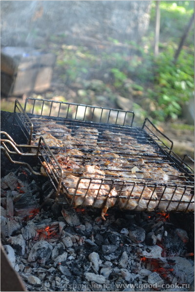 МЯСО НА РЕШЁТКЕ В КЕФИРНО-ЛУКОВОМ МАРИНАДЕ