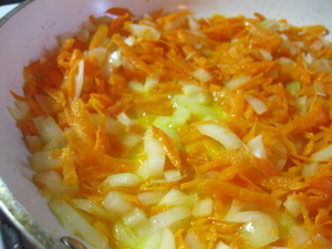 лук и морковь