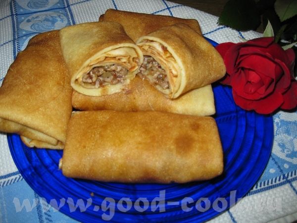Девочки, это у меня блинчатые пирожки с фаршем