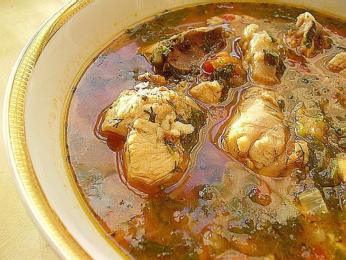 Мой сегодняшний обед - это чахохбили из курицы