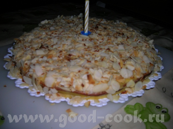 Ещё одна вкуснучая доказулька со спасибочкой marele за тортик Шведский миндальный торт (из немецкой...