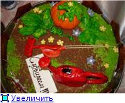 торт огород с тыквой и лейкой торт кровать,мужу на юбилей торт панда сынуле - 2