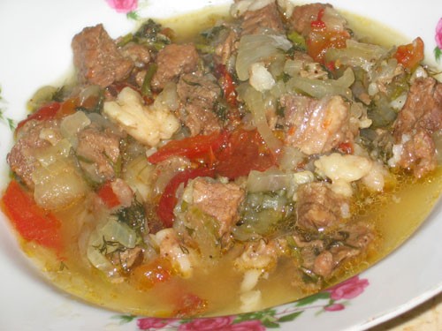 Сделала такую вкуснятину, сплошные восторги : Рецепт нашла в "Блюда Азербайджанской Кухни", перепиш... - 2