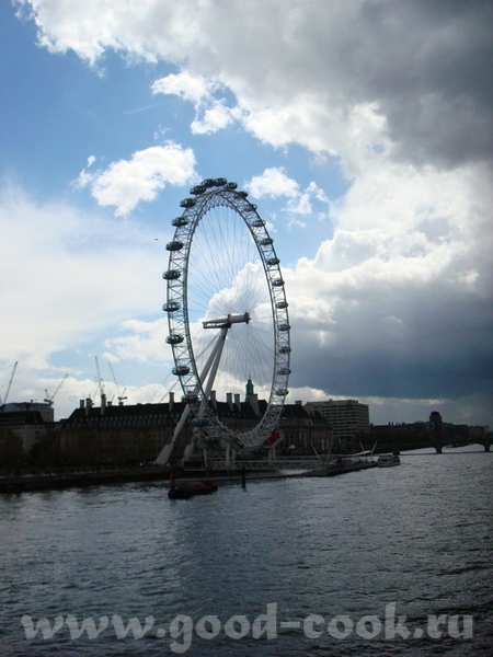естественно, следующим этапом был "полет" на London Eye загрузились мы в такую вот кабинку и "полет...