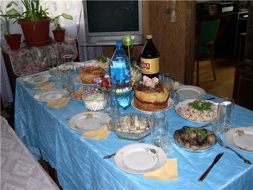 Наш Пасхальный стол 27 апреля