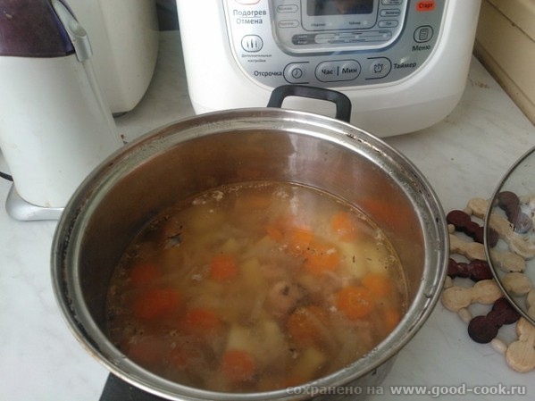 Мой первый супчик в мульте.