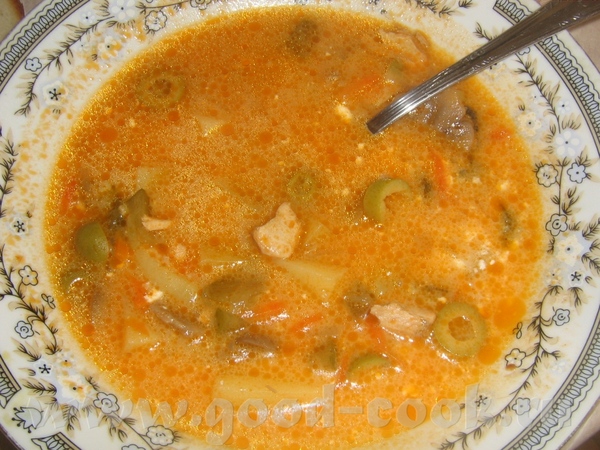 Рыбная суп-солянка делала 10 октября 2008 начинала в мульте
