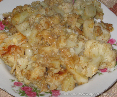 Вчера мы ужинали печенью от Алены с цветной капустой: Жареная куриная печень, маринованная в горчич... - 3