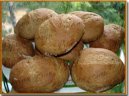 Пшенично-ржаные булочки