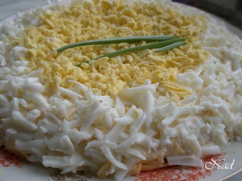 Начну угощение с нашего новогоднего стола