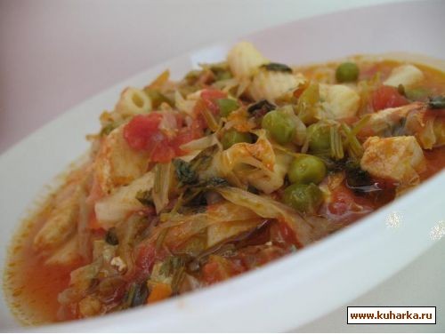 куриный суп с овощами