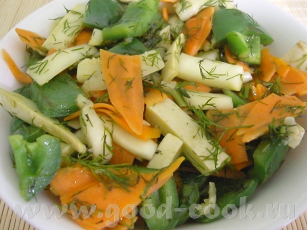Рожки, запеченные с сыром, зеленым горошком и беконом Кабачковый салат от Люси Салат от vlasta Сала... - 2