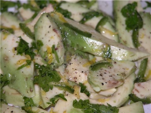 ЗАКУСОЧНАЯ ТАРЕЛКА БАКЛАЖАНЫ С ЧЕСНОКОМ (Китаи) ЗАКУСКА ИЗ АВОКАДО КЕИСАДИя ТРИ СЫРА С КУРИЦЕИ - 3