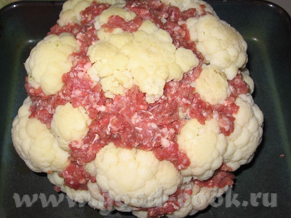 Цветная капуста, фаршированная мясом от Фиалка2 Вкусно, сочно, полезно, красиво - 2