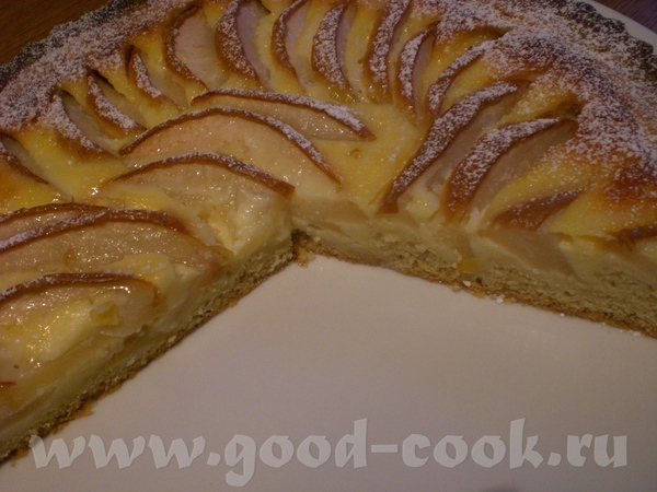 Birnentarte mit Creme Fraiche-Guss      -    ... - 2