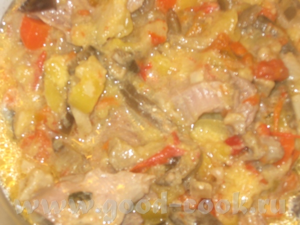 МЯСКО (ИНДЕЙКА) С ОВОЩАМИ индейка(у меня была голень) замороженные овощи-все,что было в морозилке:к...