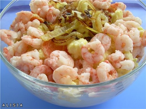 ТАСФУРУТЦ /кус-кус с овощами/ САЛАТ ОСЕННИЙ С КРЕВЕТКАМИ - 2