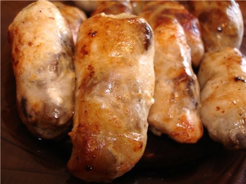 ДАМСКИЕ ПАЛЬЧИКИ С КУРИЦЕЙ И ГРИБАМИ Для этого блюда нужна свинная сетка, я специально сфоткала, вд...