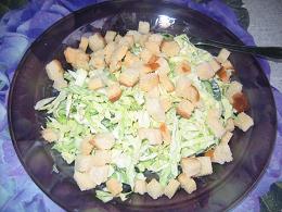 у меня тоже блинчики салат из свежей капусты,муж любит туда сухарики с чеснаком добавлять,пришлось... - 2