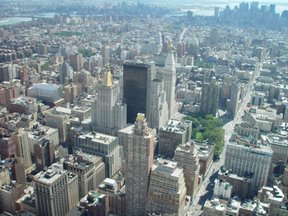A вот мой кусочек Америки - Нью-Йорк Южная часть Центрального парка Мост Квинсборо ведет из Манхэтт... - 3