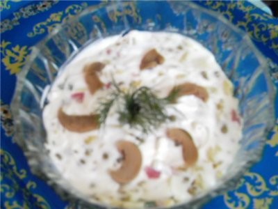 А вчера была полу русская -арабская кухня суп рассольник с перловой круппы и солёными огурчиками са... - 3